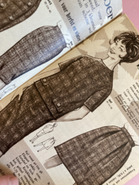 1961 | Marion naaipatronen maandblad | nr. 158 september 1961 met radarblad, mantelpakjes, jurken, kinderkleding 