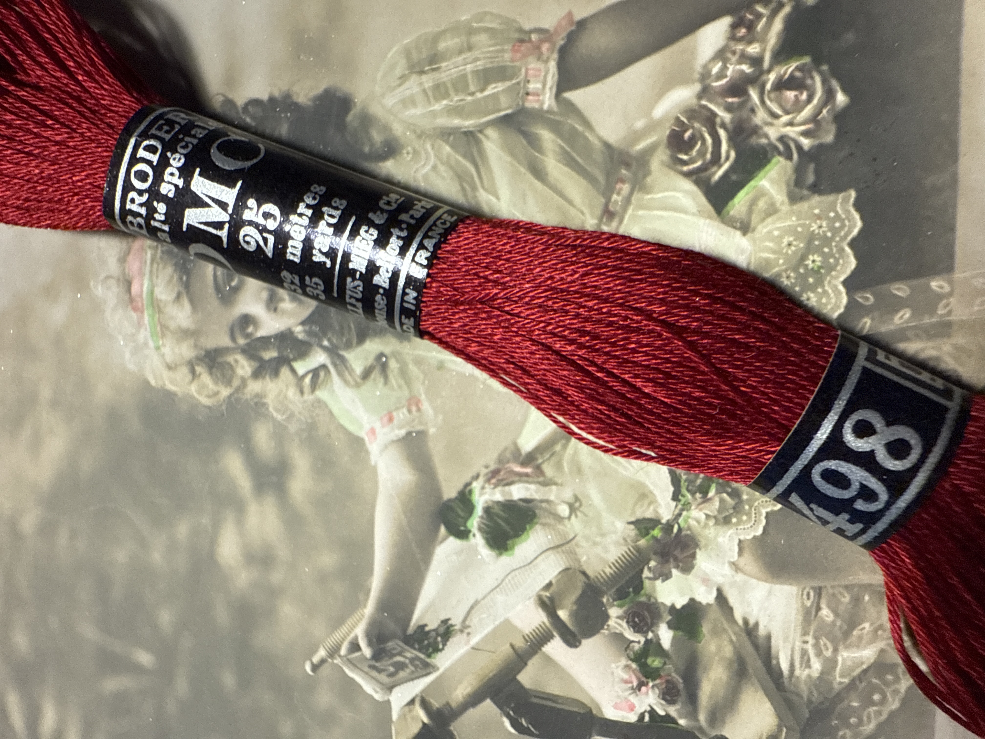 DMC Coton a broder special - art. 107 - dikte 25 | Rood-bloed | kleurnr. 498 - 32 meter
