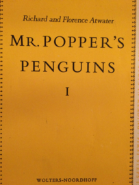 Mr. Popper's Penguins Wolters Noordhoff 1968 - Vintage / Brocante Lesboekje Engels