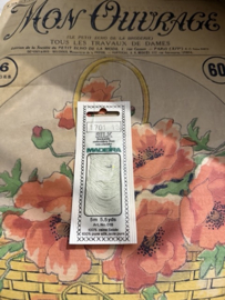 1701 13: Groen Silk Madeira Art. 018 100% pure zijde - 5 meter - 4 draads