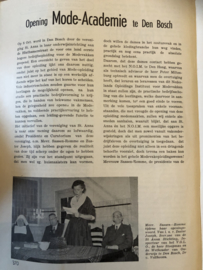 Mode | Artikel: opening mode-academie in Den Bosch - 1953