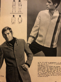 1968 | Marion naaipatronen maandblad | nr. 242  augustus 1968 INHOUDSOPGAVE - met radarblad  - jurkjes, mannenjas, regenkleding
