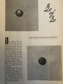 Knopen aanzetten - tip uit Dameswereld, nr. 22 -  1953