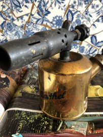 Vintage gereedschap koperen gasbrander BARTHEL -  Industrieel 1960-1970 | Vintage Brass Blowtorch