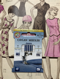 Naaimachinenaalden | JEANS size 90-100 (14-16) | Pakje met 5 stuks Organ Needles naalden