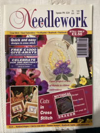 Tijdschriften | Borduren | Needlework | 1994 September - Cats in Cross Stitch en meer