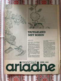 Tijdschriften | Handwerken | 1983 nr. 06 juni | Ariadne: maandblad voor handwerken 'Tafelkleed met rozen'