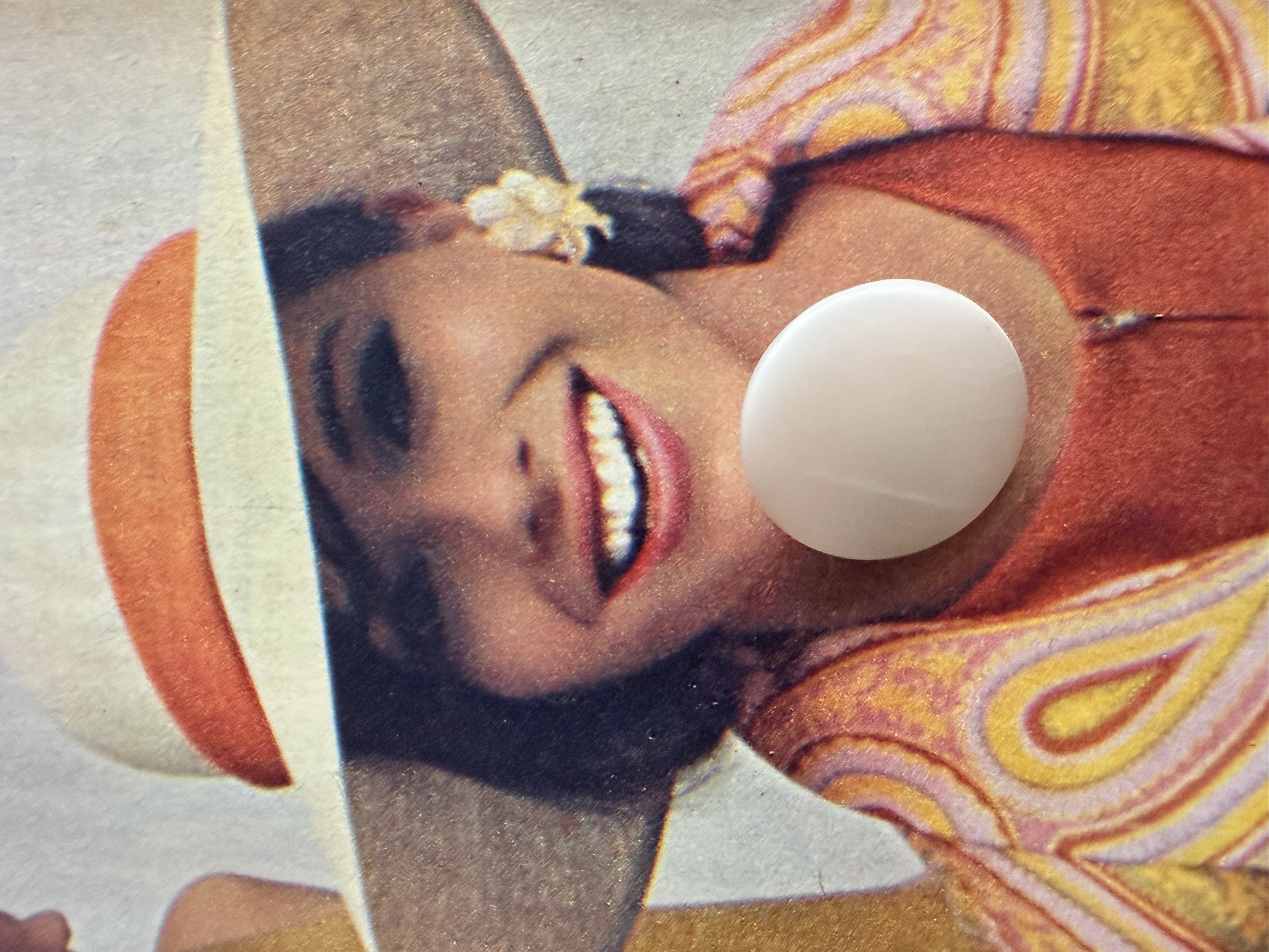 Glasknopen | Wit-melk  | Ø 22 mm - Prachtige glimmende platte glasknopen met oogje
