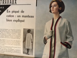 1965 | Modes et Travaux - N° 773 - 47e Année MAI 1965  - met origineel handwerk patronenblad