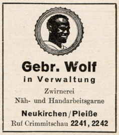 Advertenties Negergarn | 1955