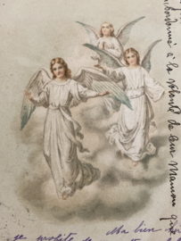 Kerstkaarten | Engelen | Drie engeltjes