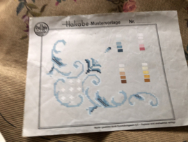 Borduurpatronen | Kerst | MEZ DellWea | Bloemen | Borduurpatroon Hakabe Mustervorlage kleurenkaart