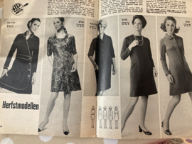 1969 | Marion naaipatronen maandblad | nr. 257 november 1969 - met radarblad - jurkjes, kinderkleding winter