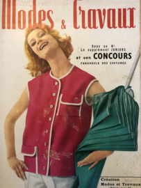 1962 | Modes et Travaux - N° 739 - 44e Année JUILLET 1962 - met borduurpatronenblad