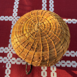 Riet | Handgemaakt rieten rotan doosje "uiltje"