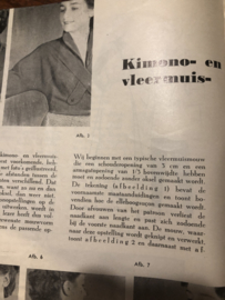 VERKOCHT | 1954 | Tijdschrift | Dameswereld - No. 05 - 17e jaargang - 09-03-1954 - kimono - modewereld Hengelo