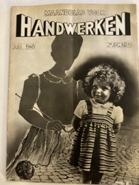 Ariadne: maandblad voor handwerken | 1948 nr. 19 juli - 2e jaargang - brei & haakpatronen