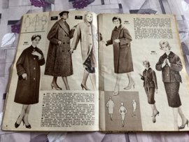 1960 | Marion naaipatronen maandblad | nr. 138 januari 1960  (met radarblad - jurken, mannenblazer)