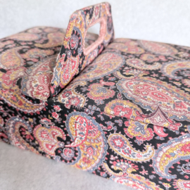 Naaidoos | Vintage Franse kartonnen/stoffen naaidoos