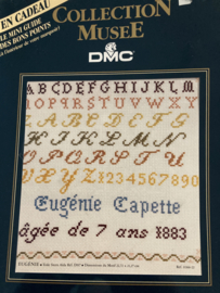 Borduurpatronen | Merklappen | DMC Collection MuseE: Les Marquoirs Au Fil du Temps  EUGÉNIE - Ref. 11160-22