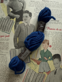 * 7318 Borduurwol BLAUW  | Bruin label - Colbert DMC Tapestry wool