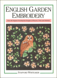 Boeken | Borduren | English Garden Embroidery over 80 original needlepoint Designs of Flowers, Fruit and Animals