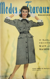 1960 | Modes & Travaux Magazine - N° 711  42e Année  MARS 1960 | 19 Modéles Tricots Main et Machine