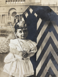 Ansichtkaarten | Duitsland | Fotokaart | Jongens | 1908 - Die Erste Wache! Prinz Wilhelm von Preussen