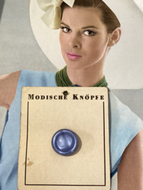 Ø 20 mm | Knopenkaarten | Blauw-licht | Mödische Knopfe: vintage dikke knoop