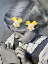 VERKOCHT | Ø 15 mm | Knopen | Geel | Kinderen |  Knoop in de vorm van Mickey Mouse