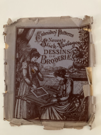 Boeken | Borduren | Emboidery Patterns: Neuseste Stick-Vorlagen Dessins de Broderies (eind 1800)