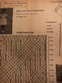 Ariadne: maandblad voor handwerken | 1959 nr. 151 - juli - augustus - ALLEEN WERKBLAD 