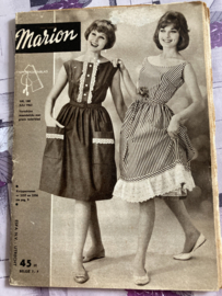 1963 | Marion naaipatronen maandblad | nr. 180, juli 1963 (met radarblad - mantelpakjes en jurken)