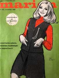 1968 | Marion naaipatronen maanblad | nr. 245 | november 1968 INHOUDSOPGAVE - met radarblad - VERKOCHT