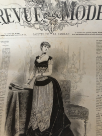 VERKOCHT | 1881 | Revue de la Mode - Gazette de la Famille 13e - Annee no 627 (avec patrons) Dimanche 6 Janvier 1881