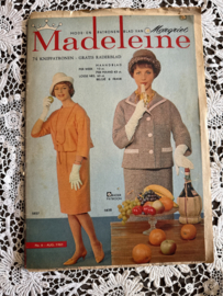 Madeleine: mode en patronenblad van Margriet | 1961, nr. 08 augustus - gratis radarblad