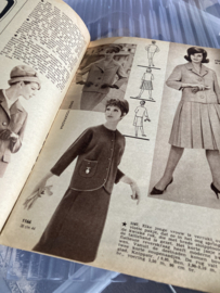 1962 | Marion naaipatronen maandblad | nr. 163 februari met radarblad jurken/kinderkleding/ herenkleding (jongen- meisjes en babykleding)