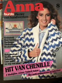 VERKOCHT | Tijdschriften | Handwerken | Anna - Burda: plezier met handwerken  | 1983, nr. 08 augustus - Tunisch haken