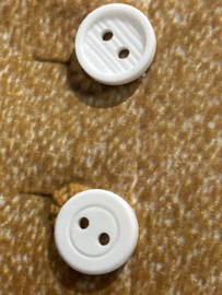 Ø 11 mm | Knopen | Wit-ecru |  Poppenknoopjes, miniatuur knoopjes