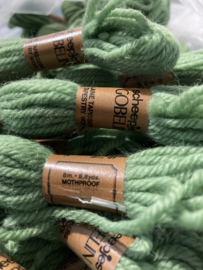 * 8735 GROEN BLAADJES MIDDEN - Scheepjes borduurwol, tapisserie/gobelin of punch needle wol - kleurnummer 8735