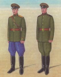 Militaire knopen | Goudkleur | Ø .. mm | Sovjet koperen uniform Gold Star knoop van het "Rode Leger"