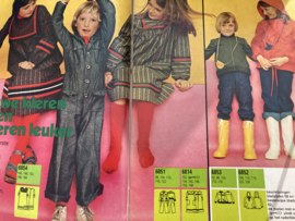 1976 | Marion naaipatronen maandblad | nr. 339 augustus 1976 - met radarblad (jurken, veel kinderkleding)