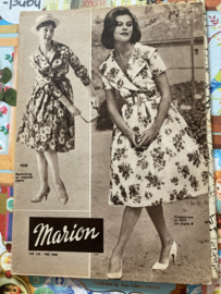 1960 | Marion naaipatronen maandblad | nr. 142 - mei - met radarblad - jurkjes, schort