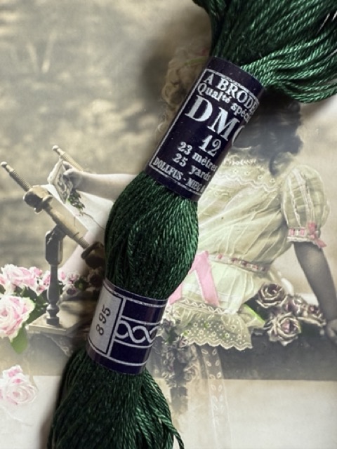DMC Coton a broder special - art. 107 - dikte 12 | Groen | kleurnr. 895 - 23 meter