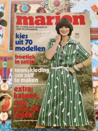 1977 | Marion naaipatronen maandblad | nr. 03 maart 1977 - met radarblad - kies uit 70 modellen