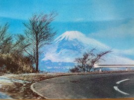 3-D Hologram kaart | Uitzicht op de berg Fuji in Japan