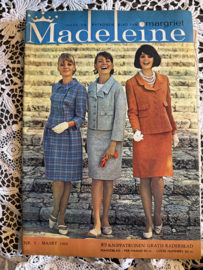 Madeleine: mode en patronenblad van Margriet | 1966, nr. 03 maart - gratis radarblad