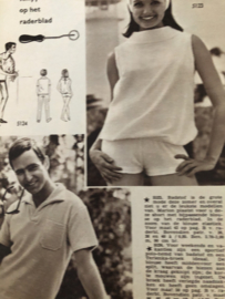 1965 | Marion naaipatronen maandblad | nr. 205 - juli 1965  - met radarblad | zomerjurken, marine stijl, mantelpakje, tenniskleding, kinder- en babykleding
