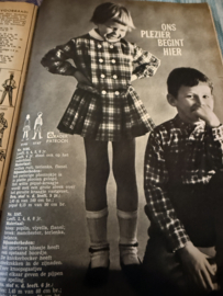 Madeleine: mode en patronenblad van Margriet | 1965, nr. 09 september - 80 knippatronen gratis raderblad