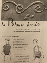 Tijdschriften | Borduren | Frankrijk | 1935 - Jeux D'Aiguilles no. 2  Revue Bimestrielle de Traveau Feminens - Smockwerk